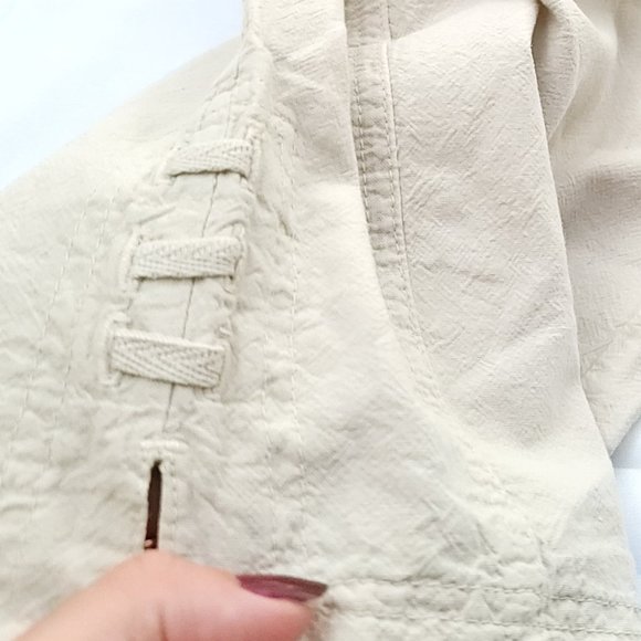 Karen Scott Capri Pull On Tan Cotton Pants Small - Picture 6 of 14